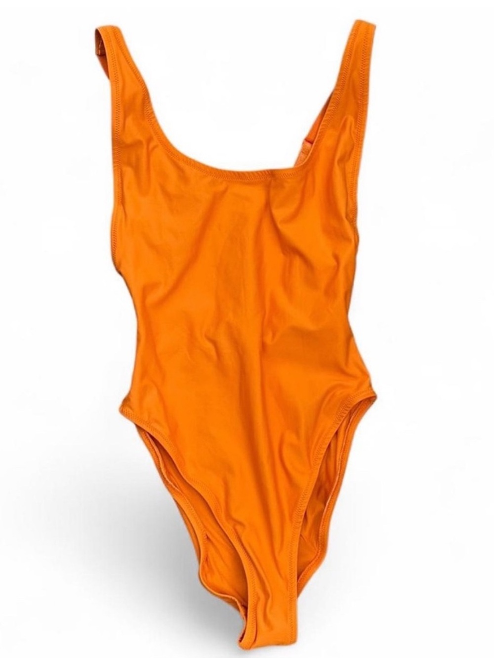 SKIMS, Signature Swim, Scoop Neck One Piece, Tangerine, Small, Like New! 🍊🧡 - Picture 4 of 7